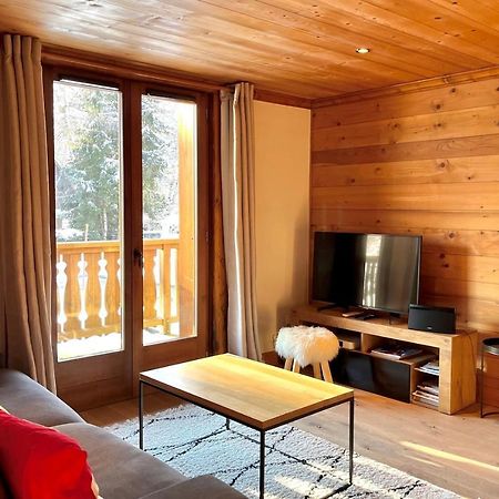 Chic And Cosy Apt With Balcony In Megève Extérieur photo