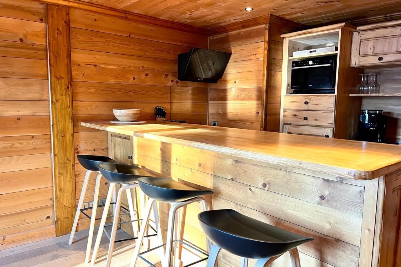 Chic And Cosy Apt With Balcony In Megève Extérieur photo